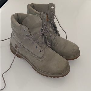 Light Grey Timberlands
